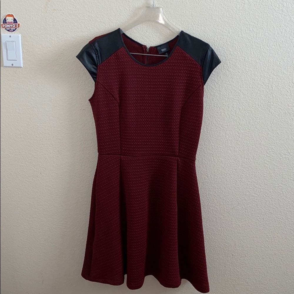 Burguny Dress